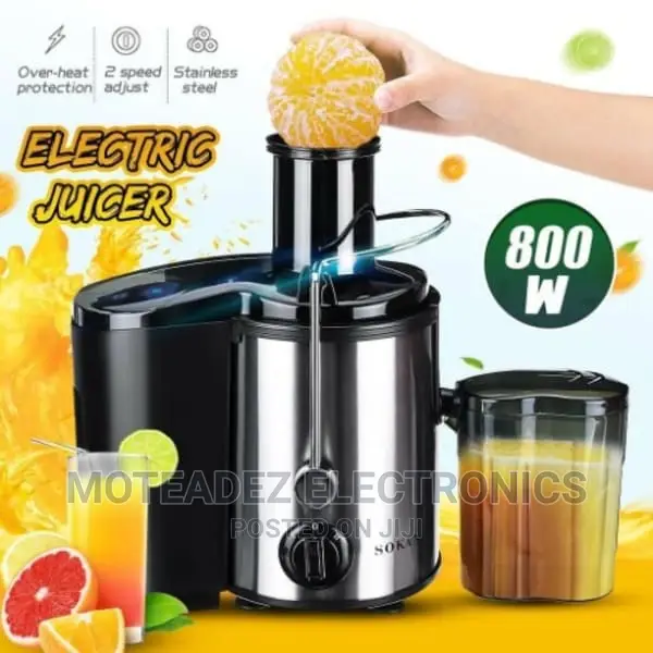 Sokany 800w Multipurpose Electric Juice Extractor/Juicer