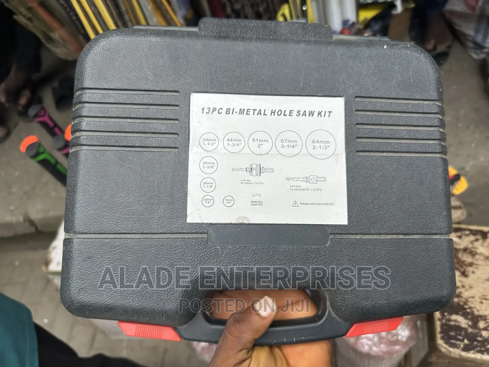 Bi-metal Hole Saw Kit 13 Pcs,High Speed Cutter With Mandrels