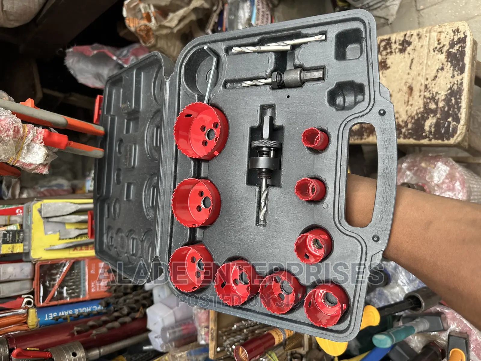 Bi-metal Hole Saw Kit 13 Pcs,High Speed Cutter With Mandrels