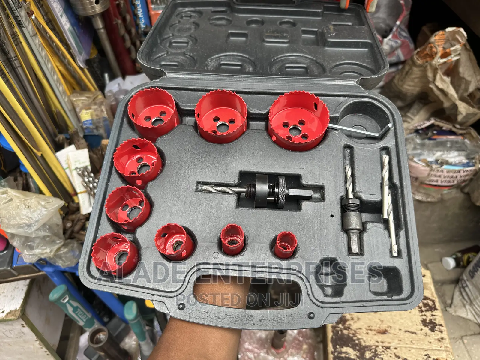 Bi-metal Hole Saw Kit 13 Pcs,High Speed Cutter With Mandrels