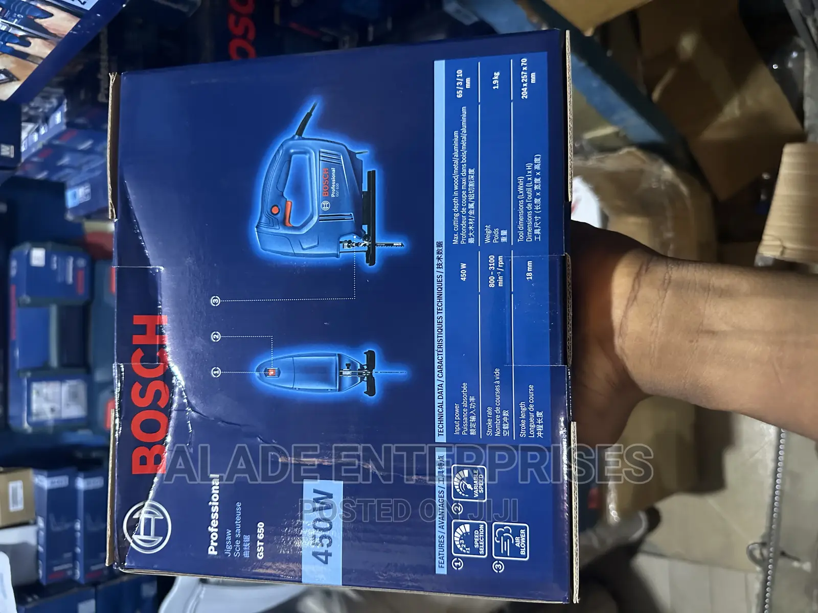 Bosch Gst 650 Professional Jigsaw Machine 450w