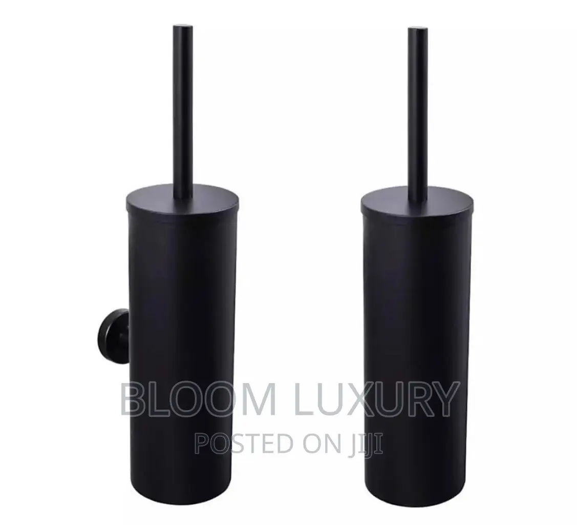 Wall Hung Black Toilet Brush