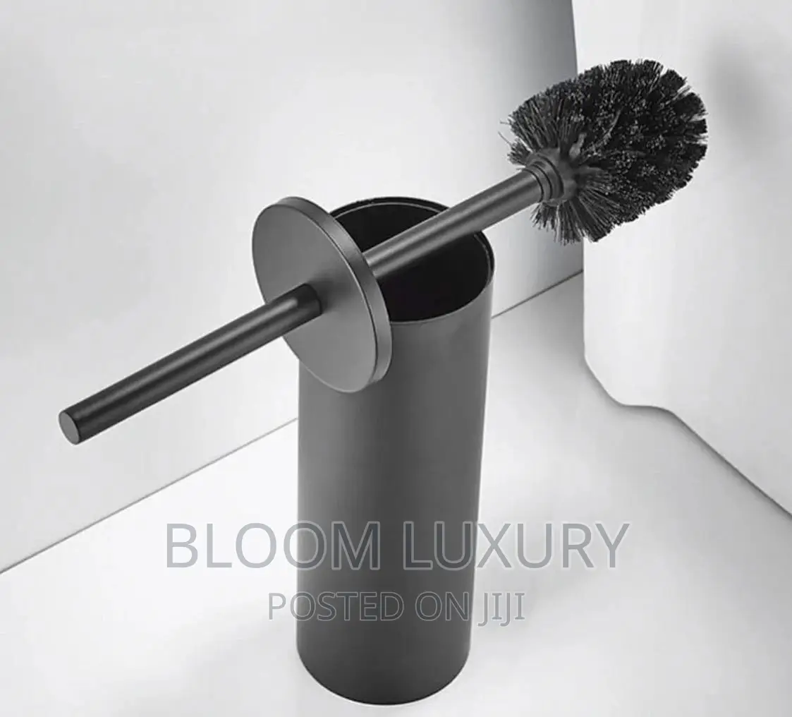 Wall Hung Black Toilet Brush