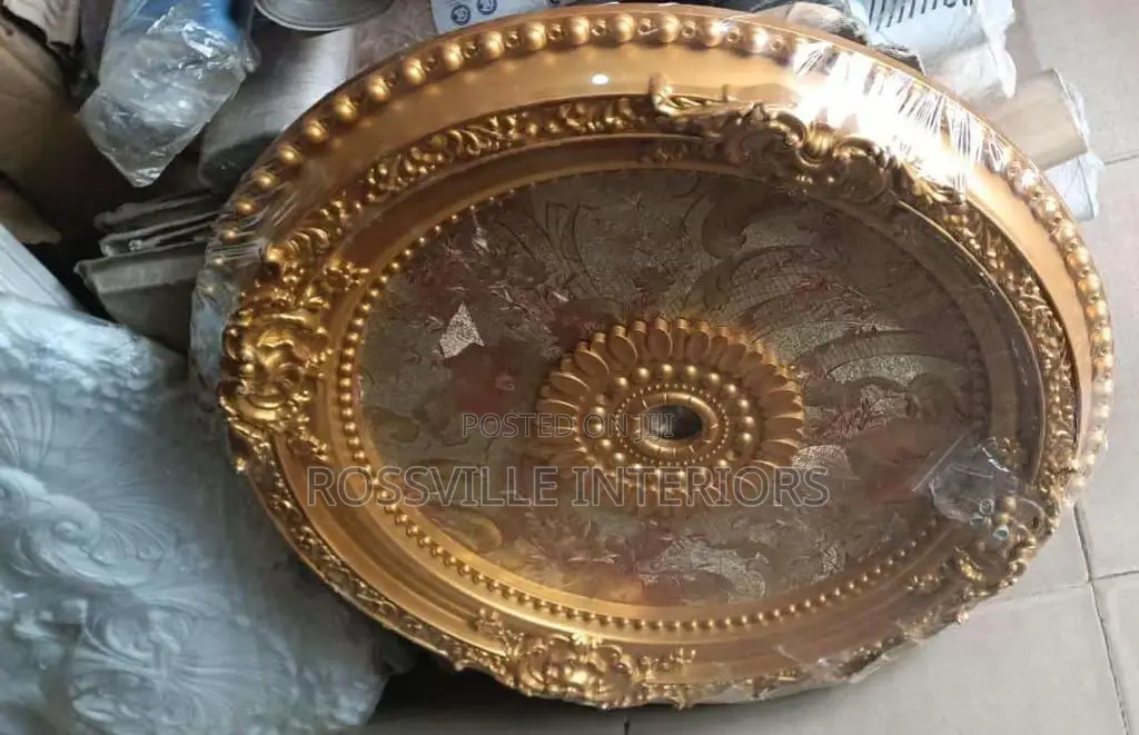 Imported Gold Plated P.O.P Design for Houses/ P.O.P Medallio