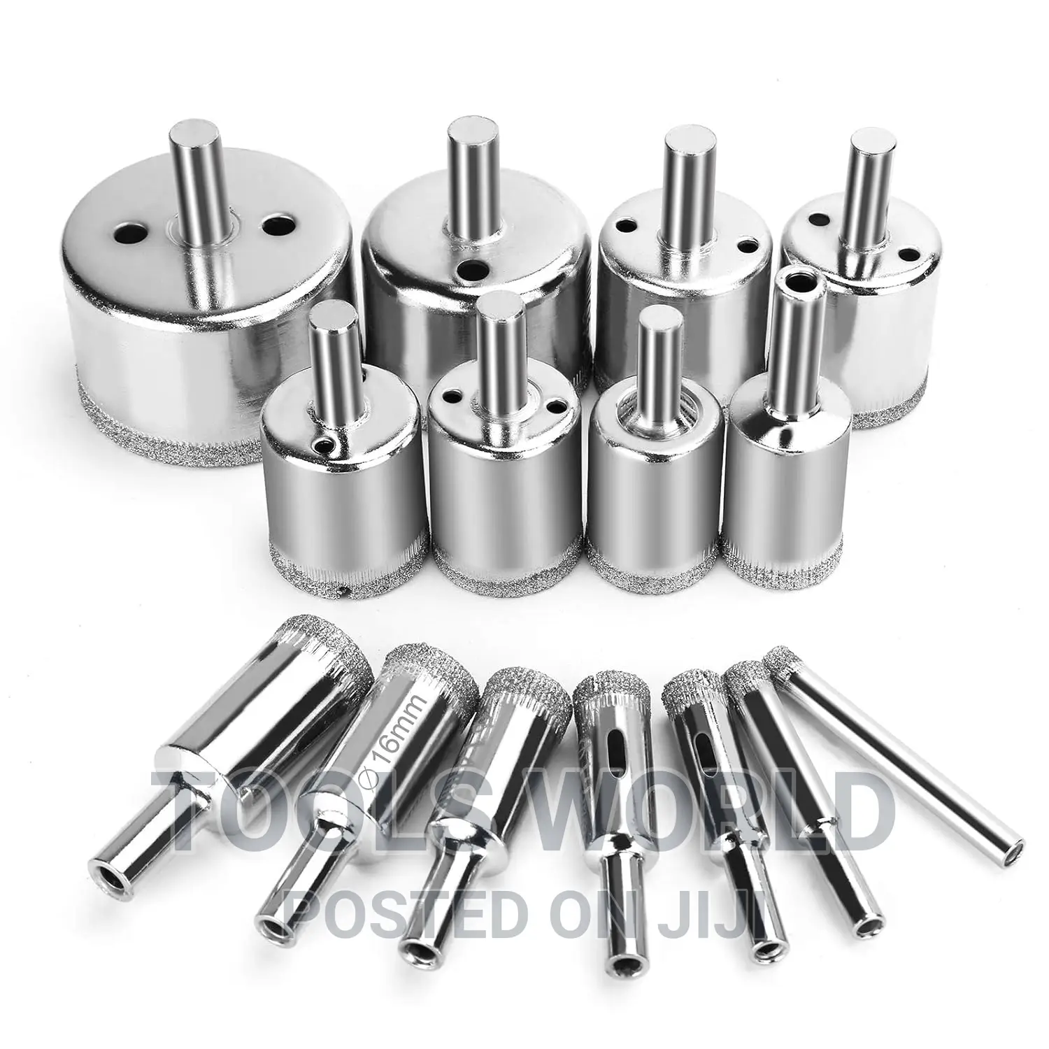 Diamond Hole Saw Drill Bits Set Kit for Ceramic,Glass 6-55mm