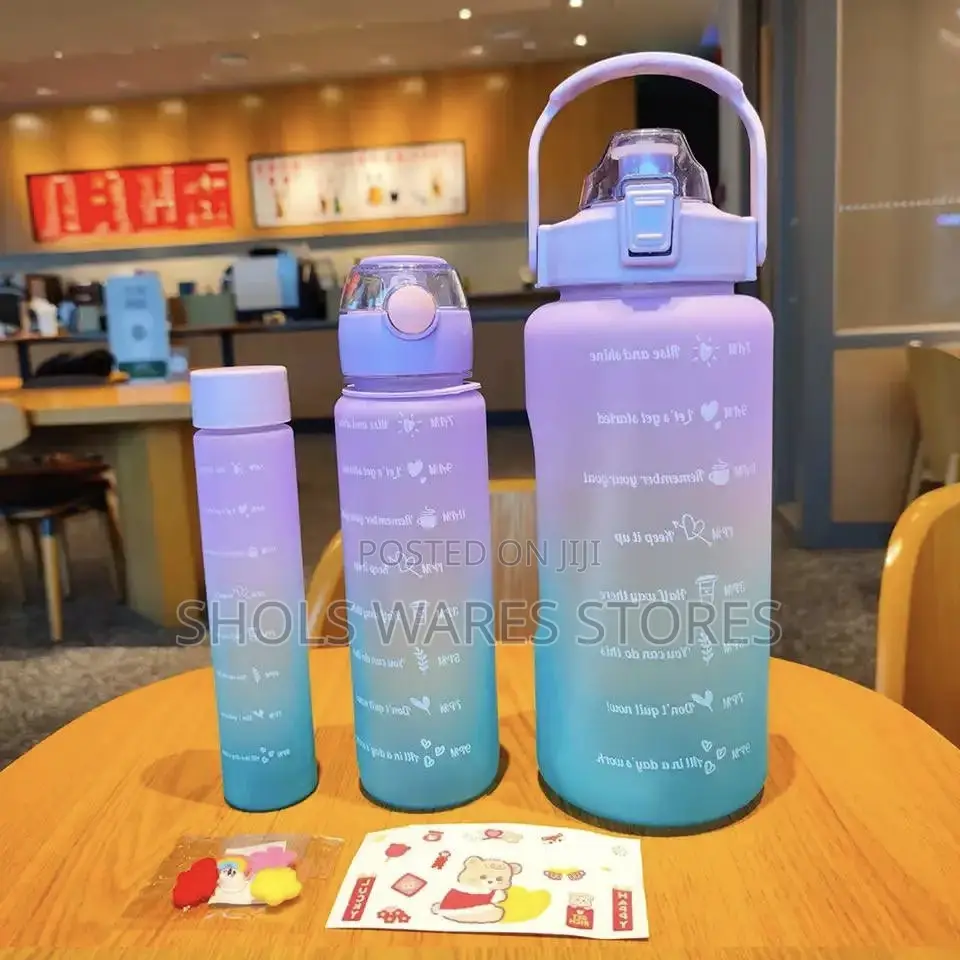 3 Pieces Set of Water Bottles