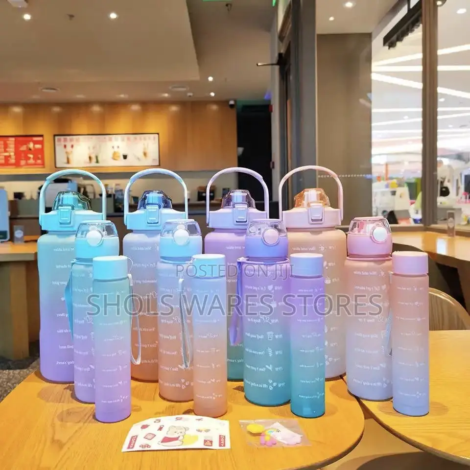 3 Pieces Set of Water Bottles