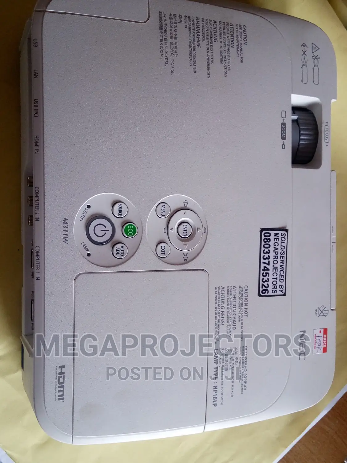 Clearer Nec Projector