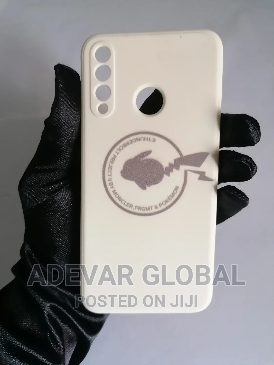 Itel S15 Pro Case Shadow Pikachu Silicone Phone Cover Pouch