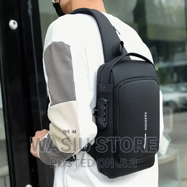 Anti-Theft USB Crossbody Shoulder Bag