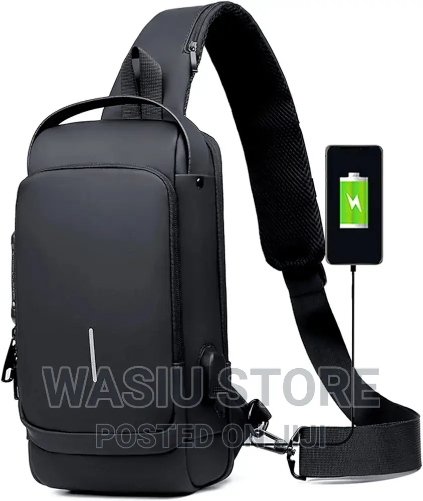 Anti-Theft USB Crossbody Shoulder Bag