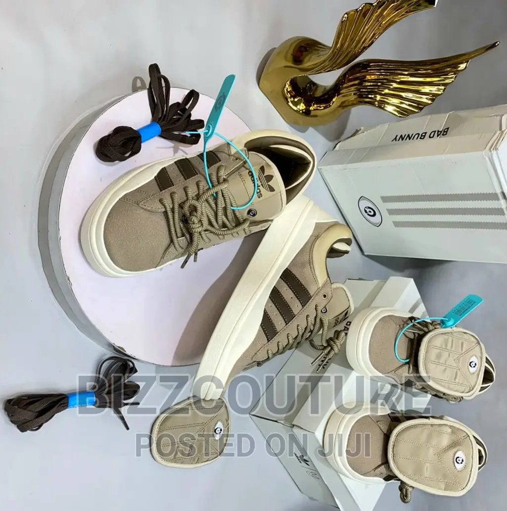 Original Adidas Bad Bunny Brown Sneakers Available in Store