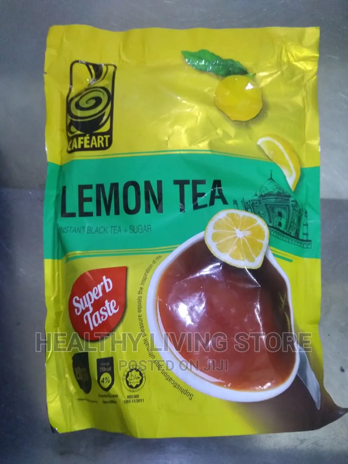 Caféart Lemon Instant Tea (Black Tea+Sugar, 20 Sachets)