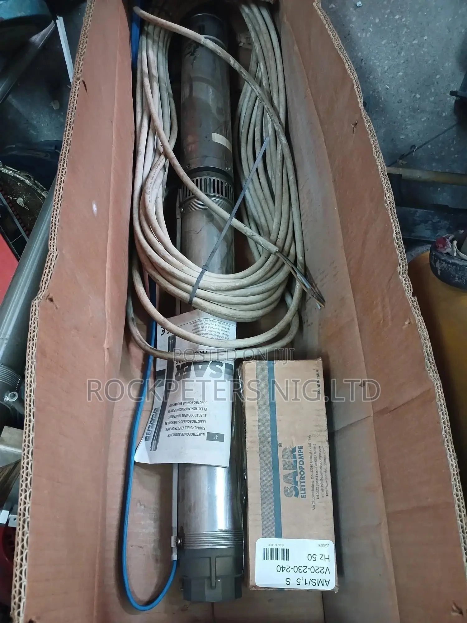 1.5hp Saer Elettropompe Ns-95 B/17 Submersible Pump