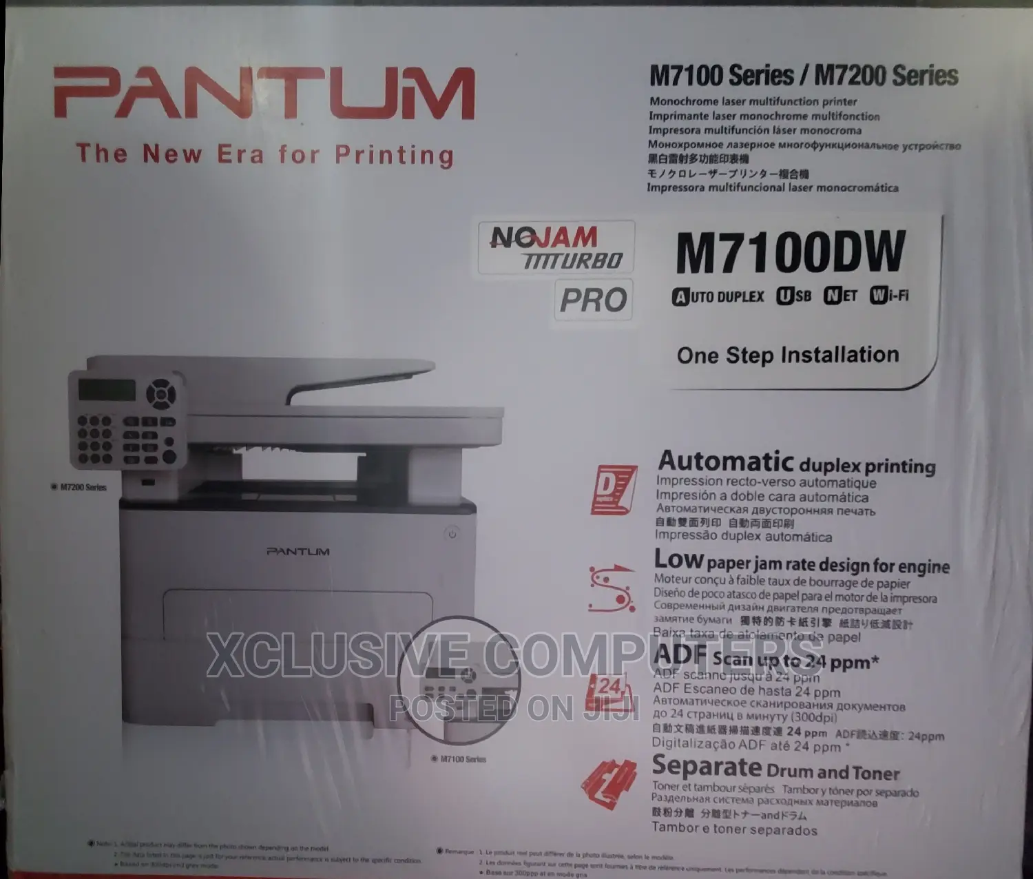Pantum Laser Printer Mfp M7100dw