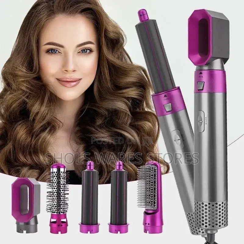 Hair Curling Comb Drier