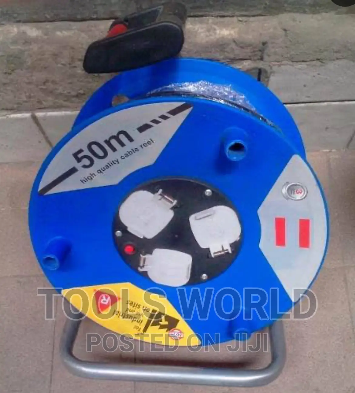 50 Metre Cable Reel Extension Reel Heavy Duty 2.5mm Cable