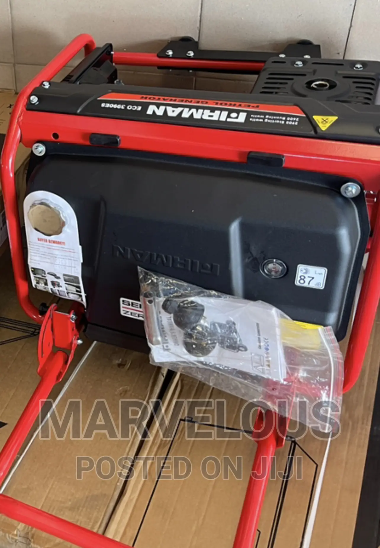 Brand New Fireman Generator Model 3990 Working for Ac