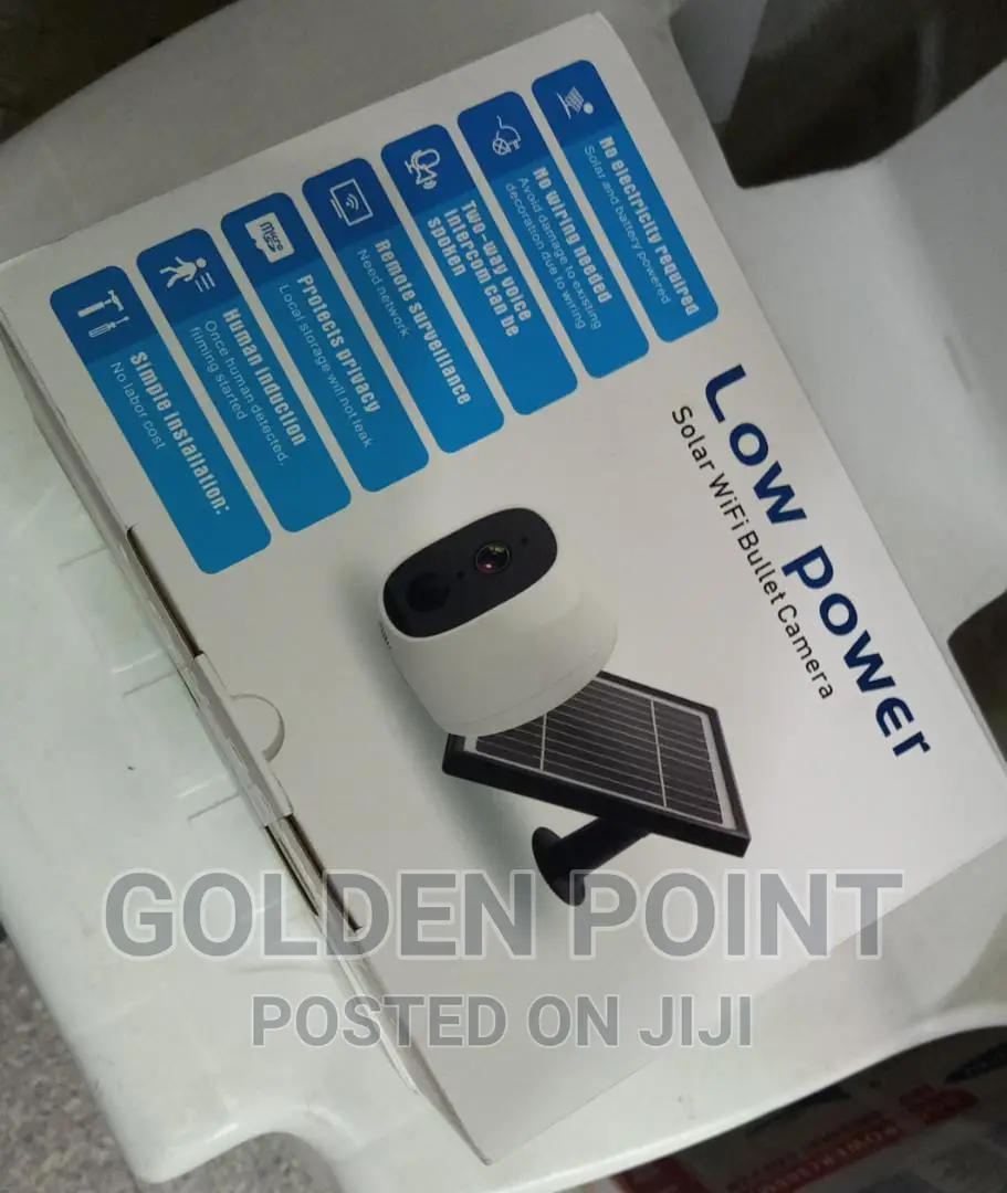 Solar Indoor Surveillance Wireless Camera