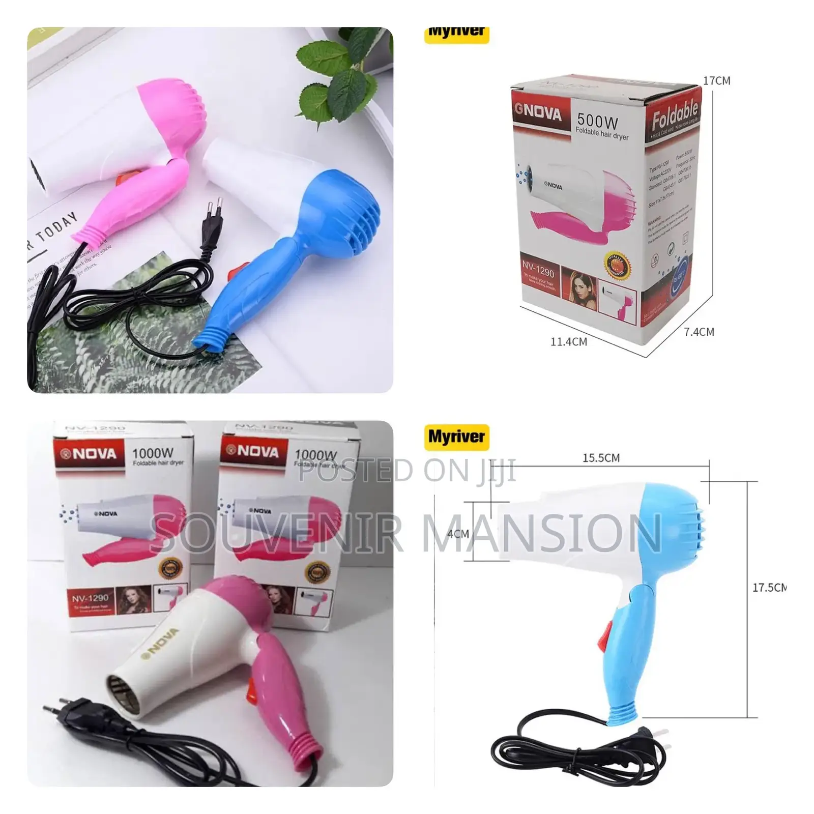 Nova Hair Dryer 1000watt
