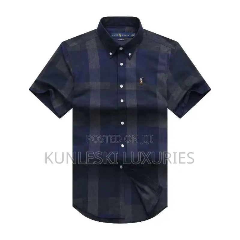 Original Polo Ralph Lauren Men Short Sleeve Checkers Shirt