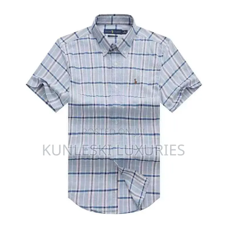 Original Polo Ralph Lauren Men Short Sleeve Checkers Shirt
