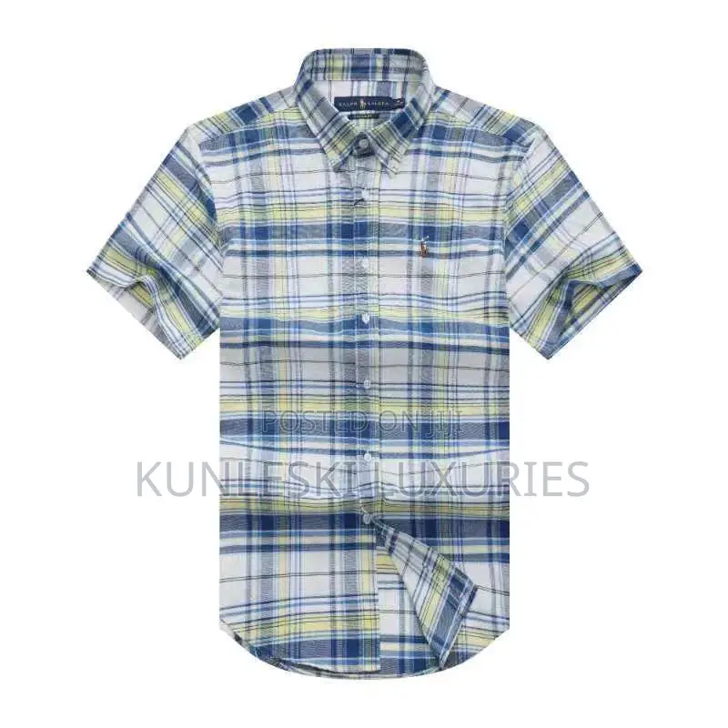 Original Polo Ralph Lauren Men Short Sleeve Checkers Shirt