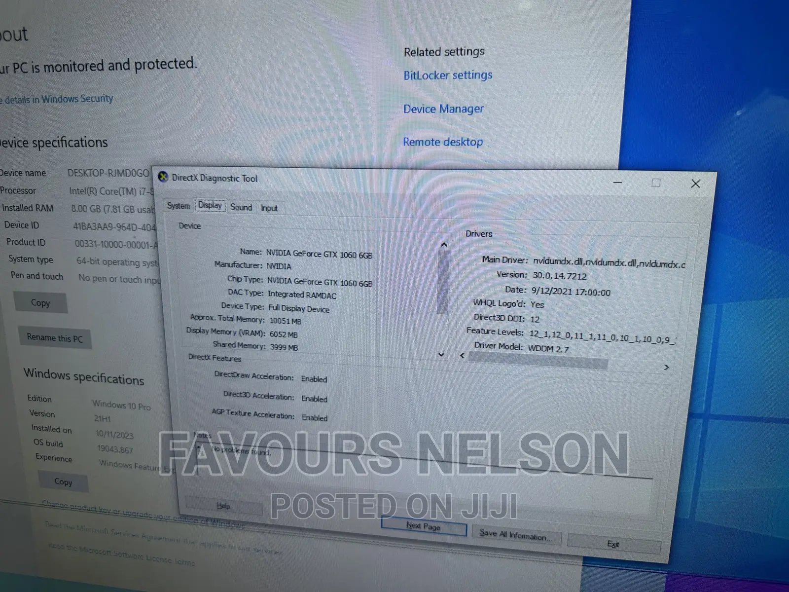 Desktop Computer Dell XPS 32GB Intel Core I7 HDD 1T