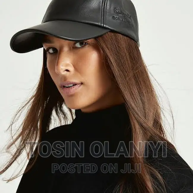 Leather Face Cap