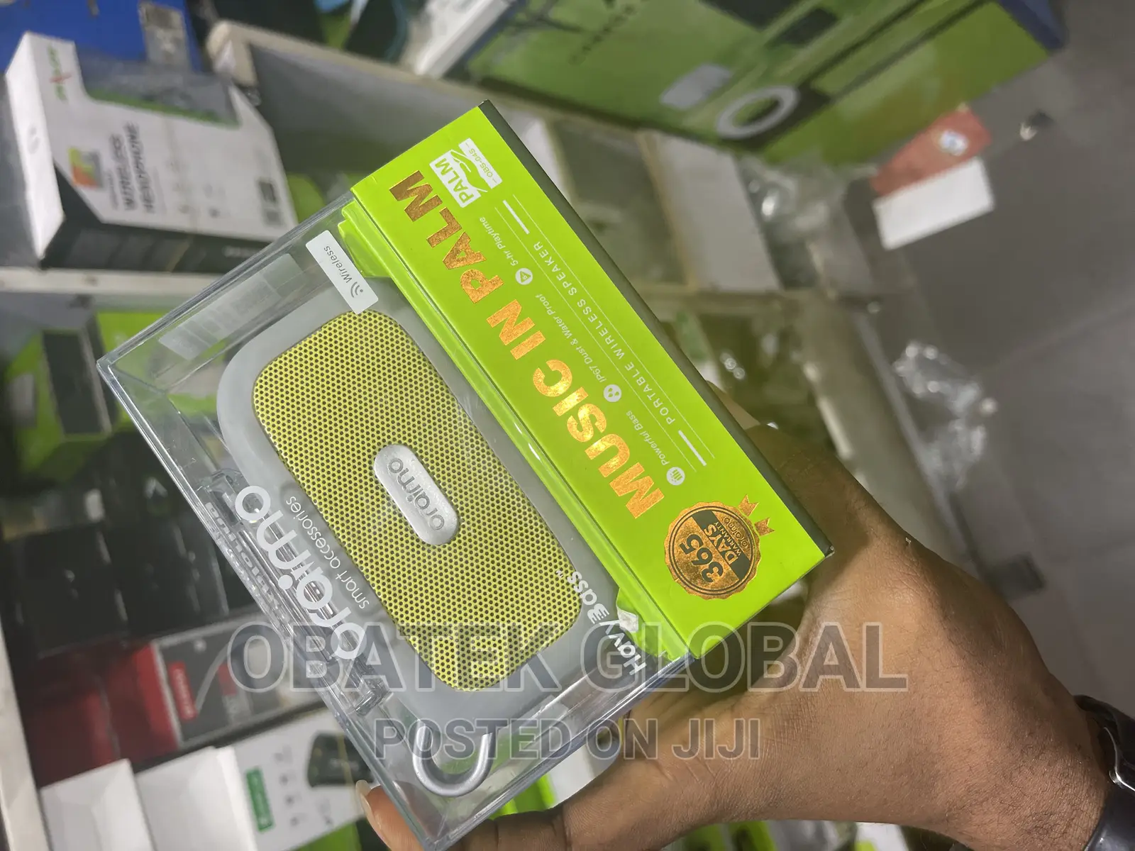 Oraimo Wireless Bluetooth Potable Speaker Music in Palm