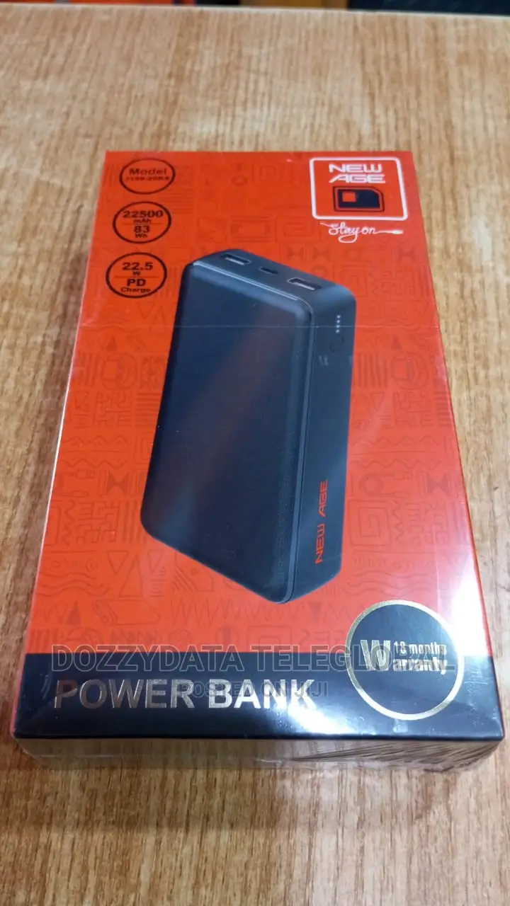 Newage 22500mh Powerbank 22.5W Type-C 2way Fast Charging