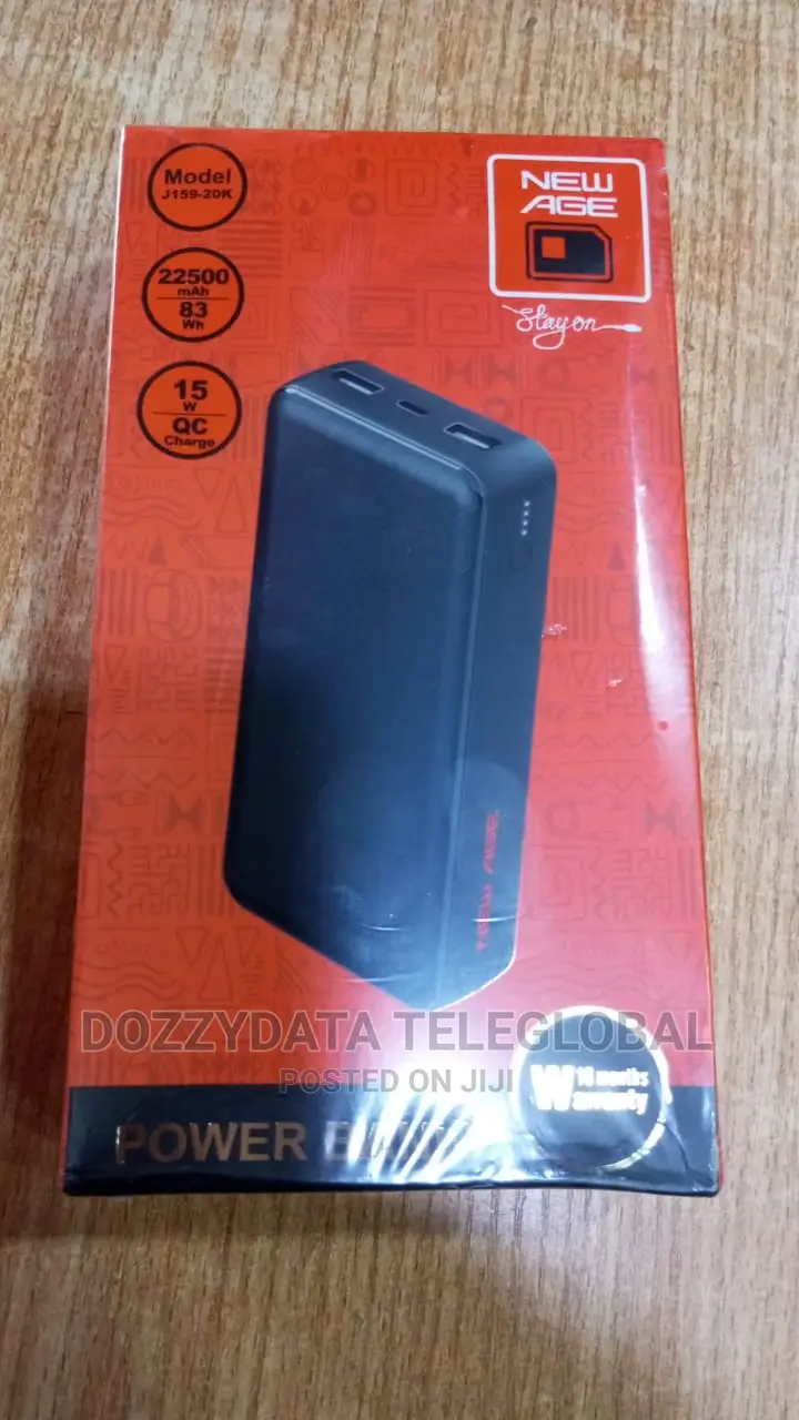 Newage 22500mh Powerbank 22.5W Type-C 2way Fast Charging
