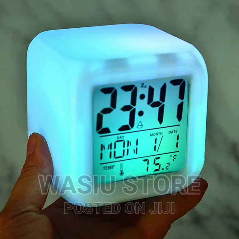 LED Digital Cube Alarm Clock