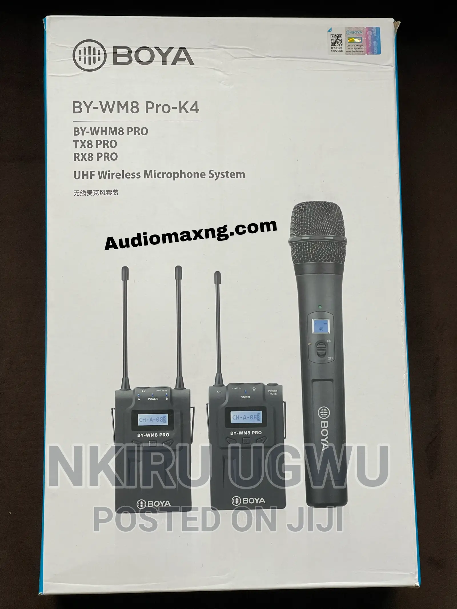 BOYA BY-WM8 Pro- UHF Dual-Channel Wireless Microphone