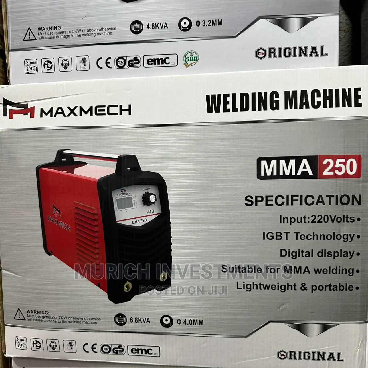 Maxmech Welding Machine Mma -250