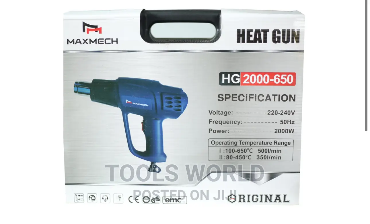 Maxmech Heat Hot Air Gun Hg2000-650