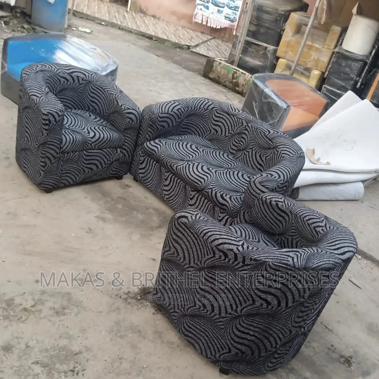 Fabric Bucket Chair