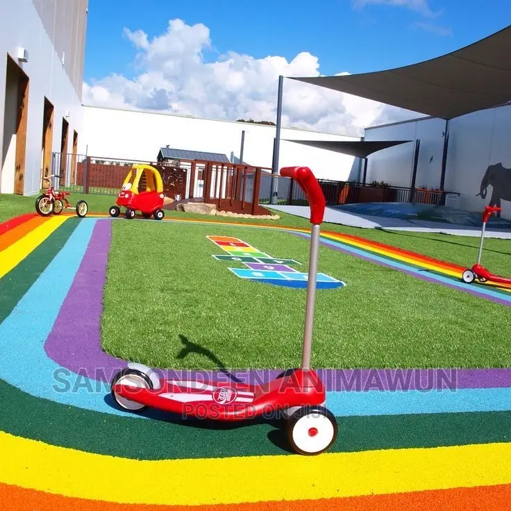 Artificial Grass and Children Toys