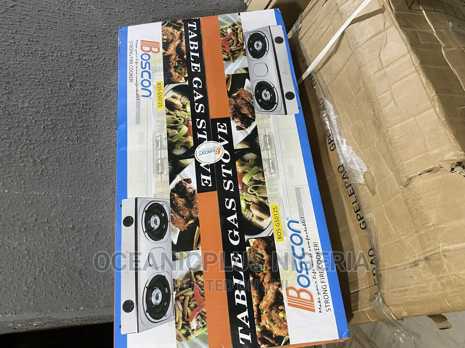 Newly Produce Boscon Table Top Double Burner Gas Cooker