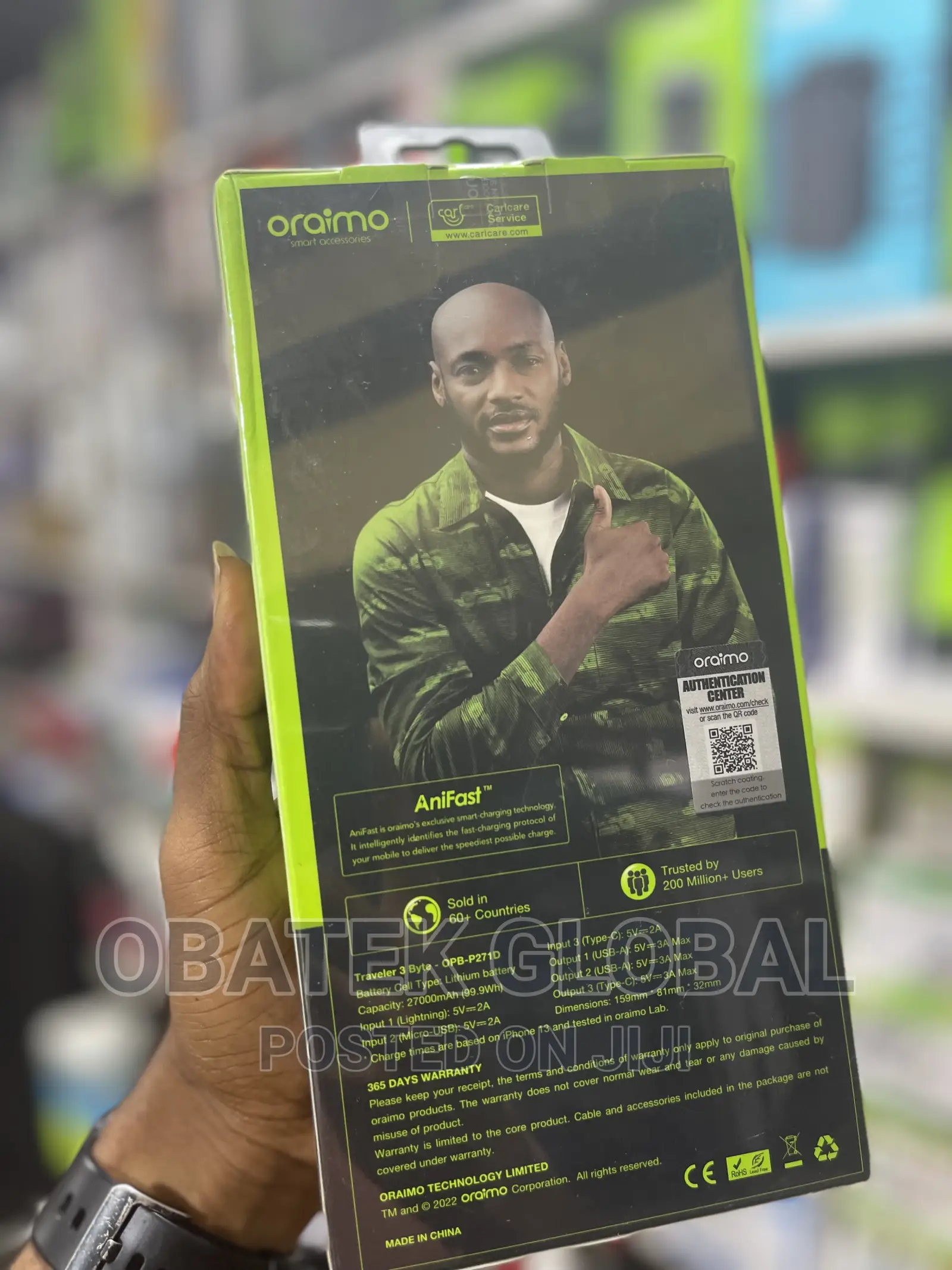 Oraimo 27000mah Powerbank