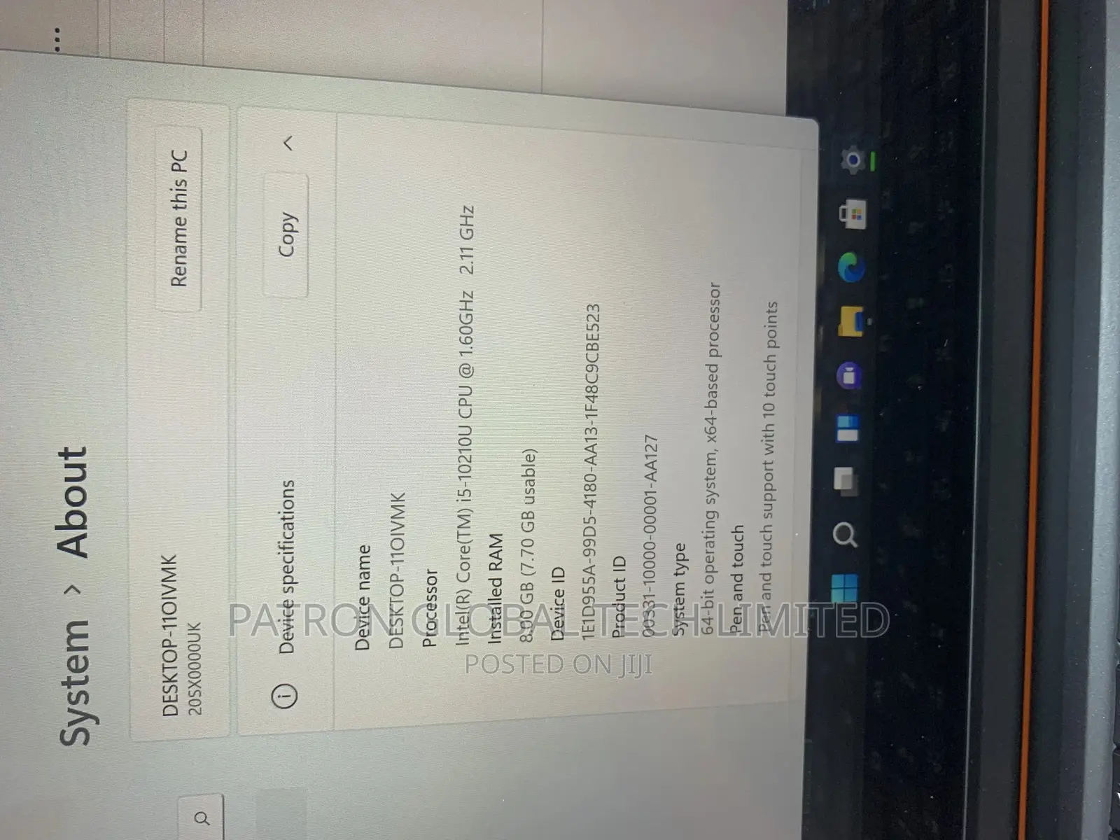 Laptop Lenovo Thinkpad X13 Yoga 16GB Intel Core I5 SSD 256GB
