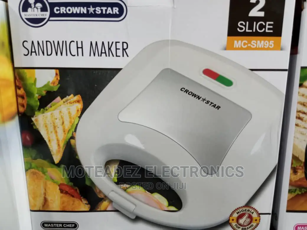 Master Chef 2slice High Quality Bread Toaster/Sandwich Maker
