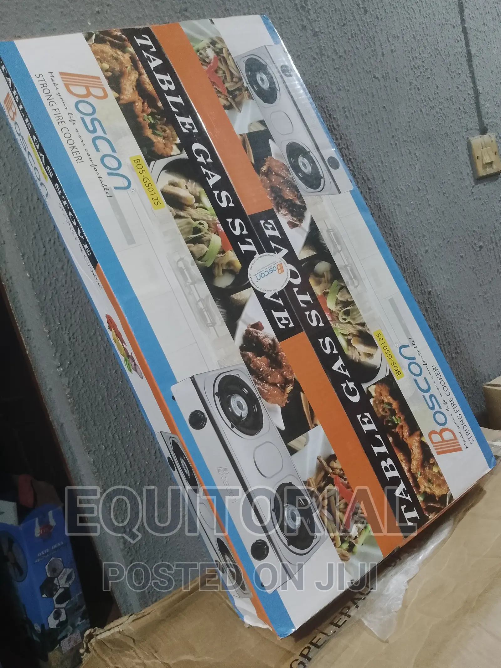 Boscon Steel Table Top Gas Cooker - 2 Burner