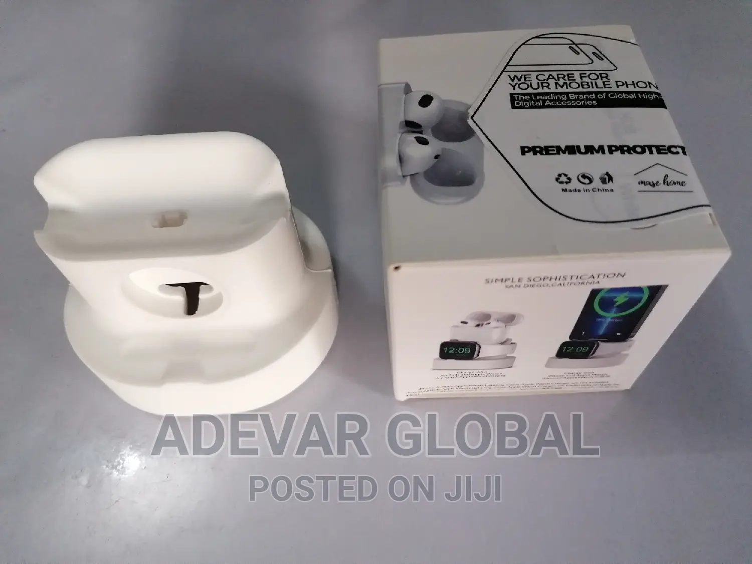 3 in 1 Watch Earphone Silicone Charging Stand 4 Apple Watch