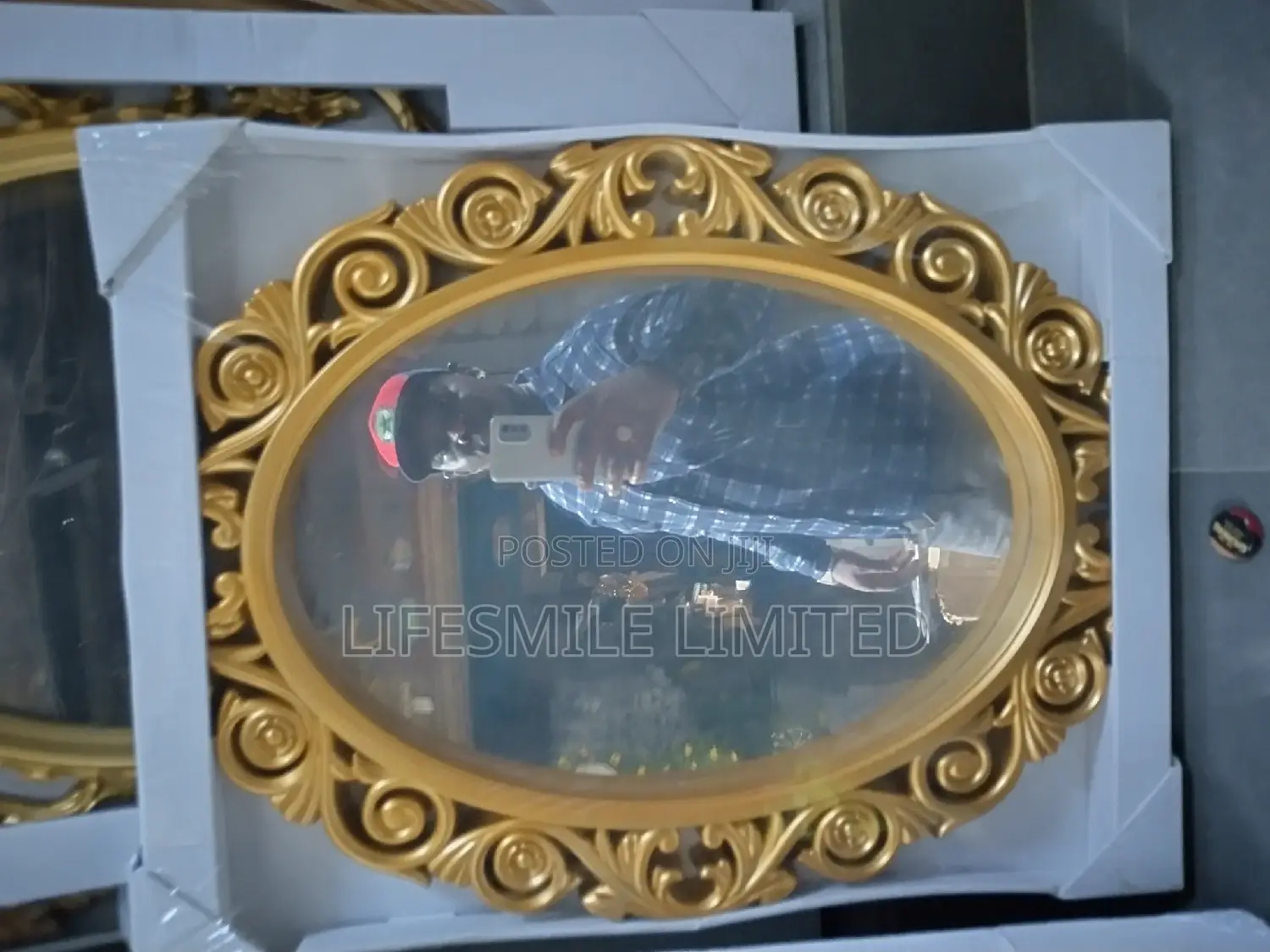 Quality Big Mirror (Gold)