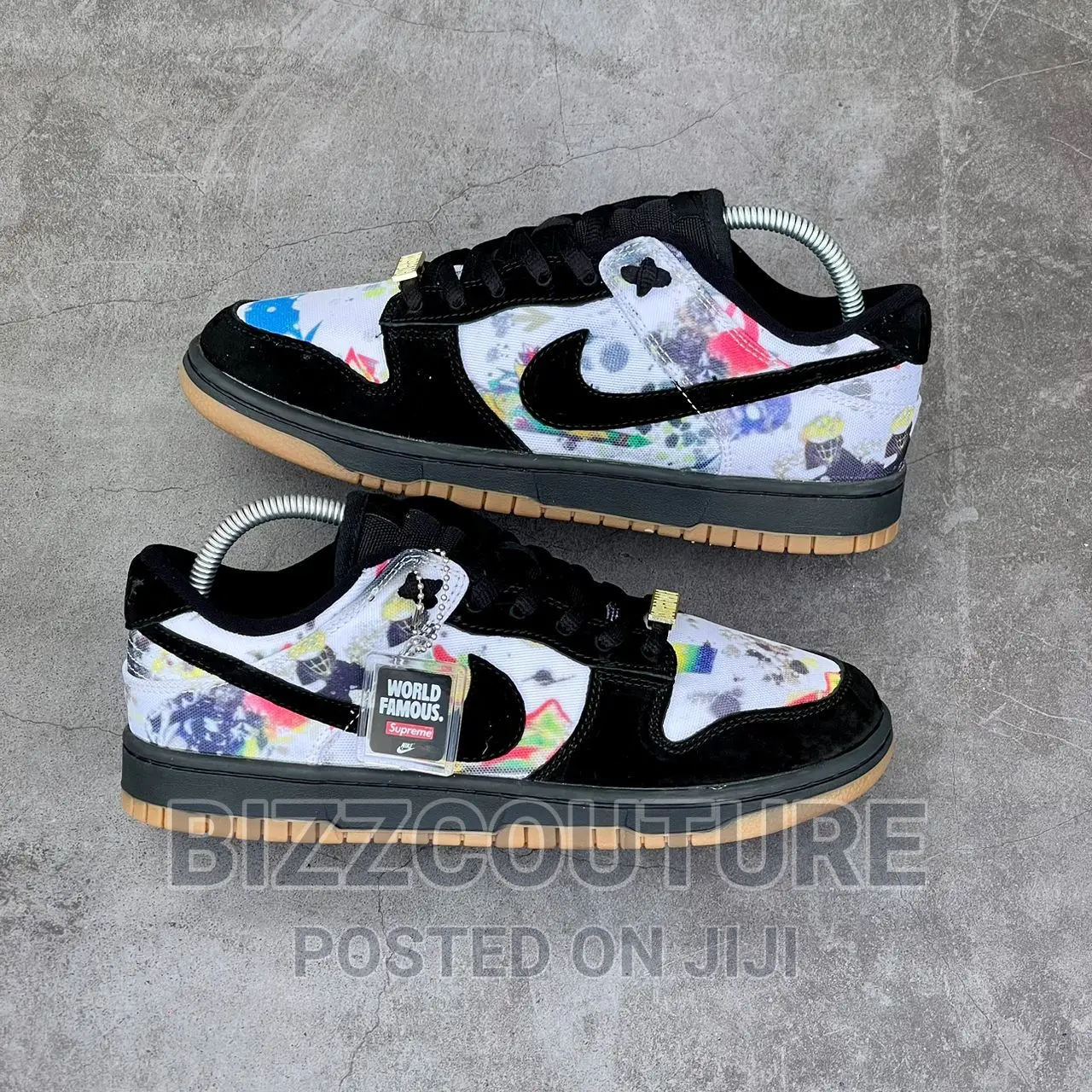 Original Supreme NIKE SB Dunk Low Sneakers Available Instore