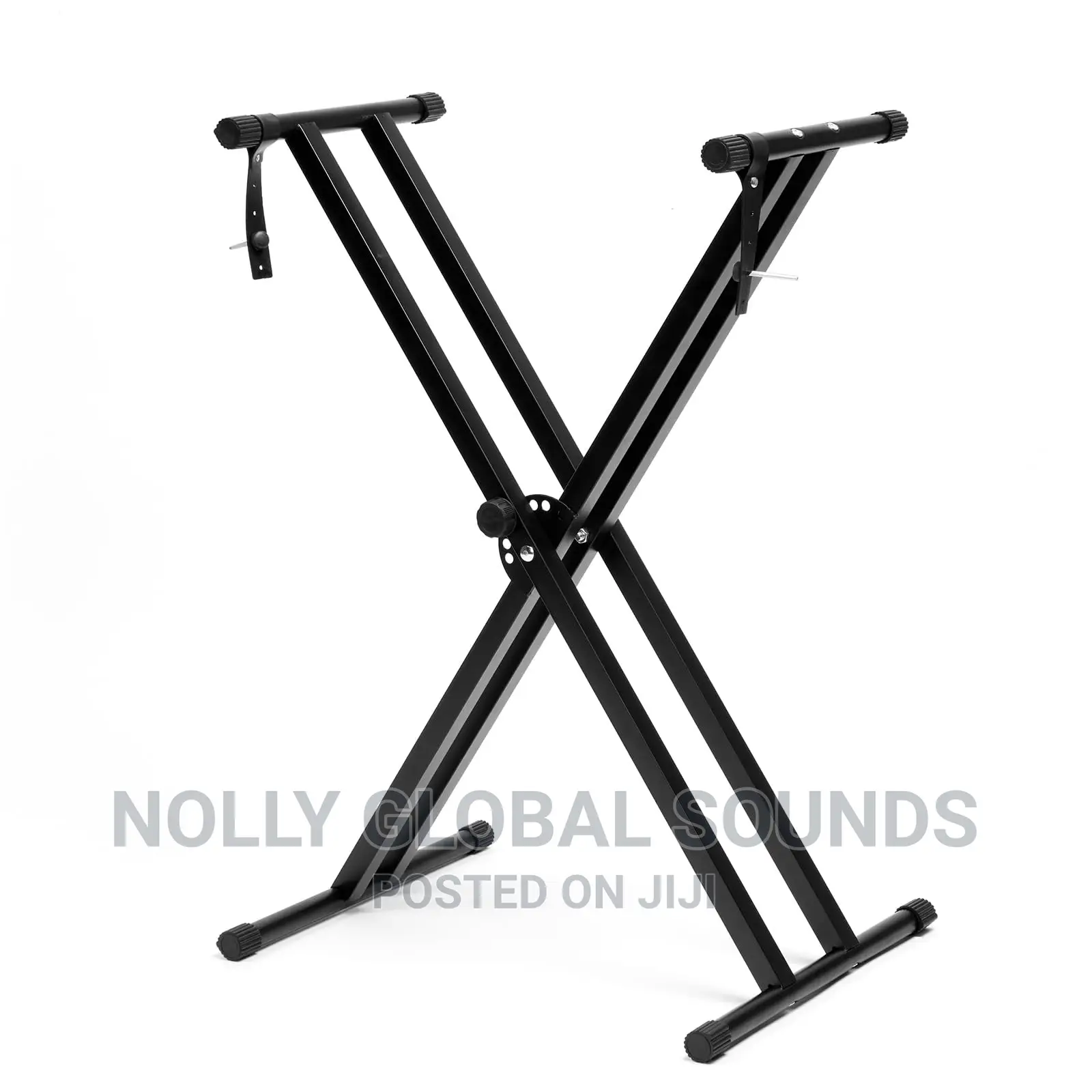 Keyboard / Piano Stand Double X-Style, Adjustable Strap