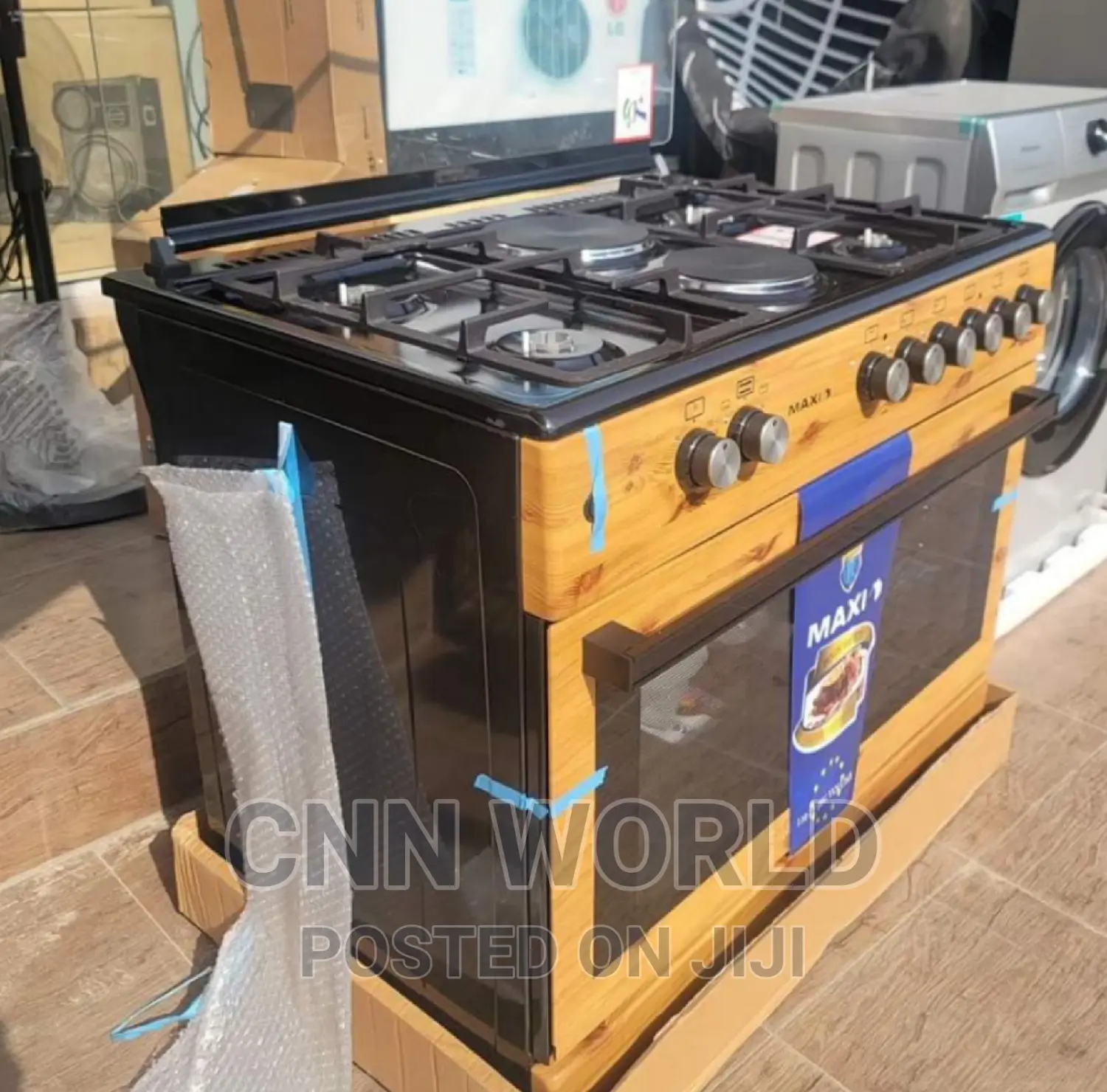 New Maxi 4+2 Gas Electric Oven Automatic Grill (90 by 60)