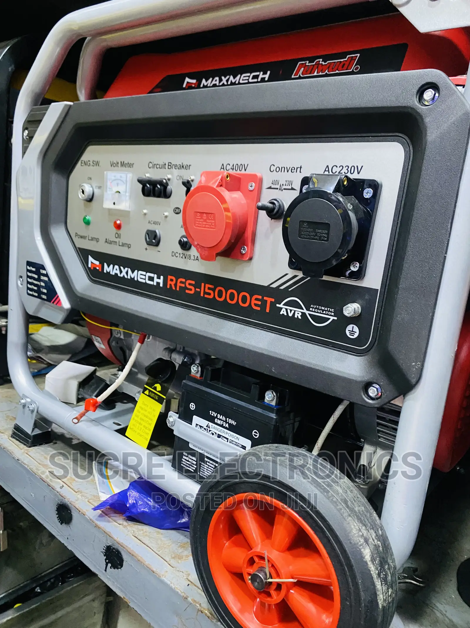 12kva Maxmech Three Phase Petrol Generator