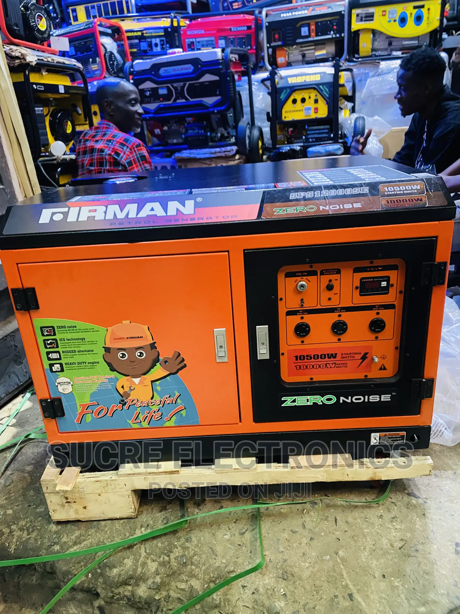 10kva Firman Petrol Soundproof Generator